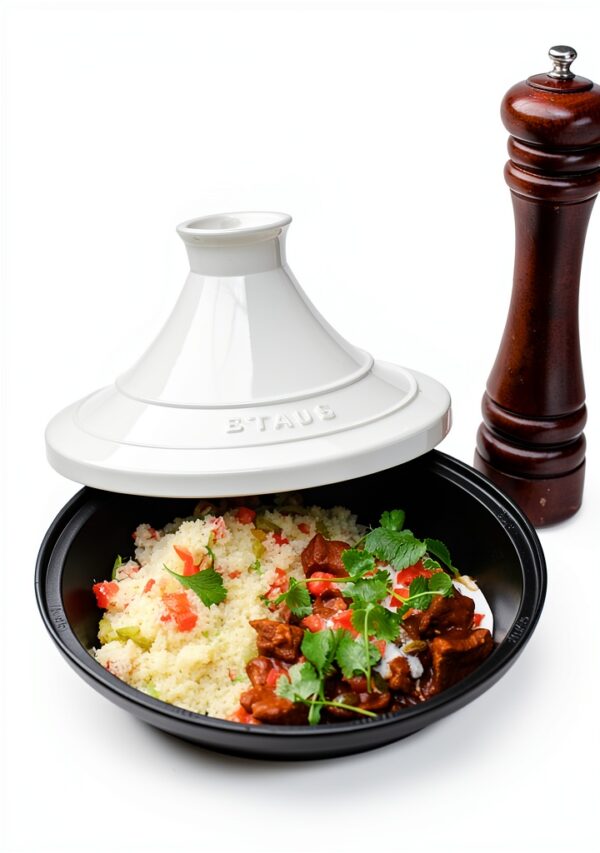 Staub Tagine 28cm Cast Iron with Ceramic Lid Genuine Product-5