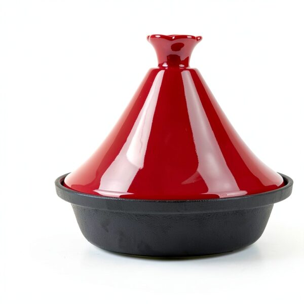 Moroccan Tagine Pot CIT-447 4-Quart Ceramic Lid Cast Iron-2