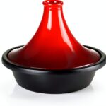 Le Creuset Tagine 2.3L Cerise Cast Iron Round Moroccan Tagine-0