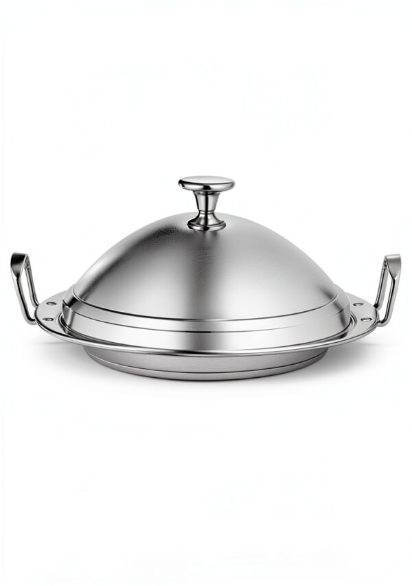 Starpia Stainless Steel Tagine Pot 3 Quart with Lid Polished Finish-1