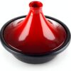 Le Creuset Tagine 2.3L Cerise Cast Iron Round Moroccan Tagine-1