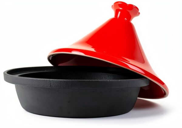 Moroccan Tagine Pot CIT-447 4-Quart Ceramic Lid Cast Iron-4