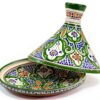 Treasures of Morocco 12" Hand‑Painted Tagine with Ceramic Lid-1