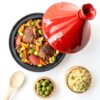 Moroccan Tagine Pot CIT-447 4-Quart Ceramic Lid Cast Iron-6