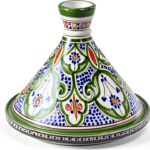 Treasures of Morocco 12" Hand‑Painted Tagine with Ceramic Lid-0