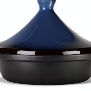 Tagine TAGINEBLUEPOT 3.3 Qt Cast Iron with Ceramic Lid-0