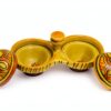 Tagine Spice Holder Treasures of Morocco Yellow 6.5" Handmade-1