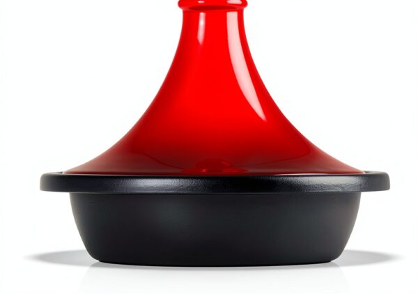 Le Creuset Tagine 2.3L Cerise Cast Iron Round Moroccan Tagine-2
