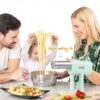 Handheld Portable Pasta Maker Newhai 5-in-1 Noodle Maker Green-5