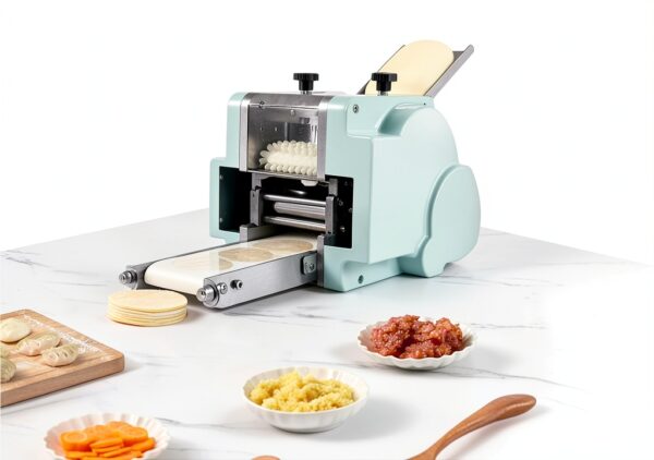 Dumpling Skin Maker RTUSUML Electric Wrapper Machine 140W Stainless-5