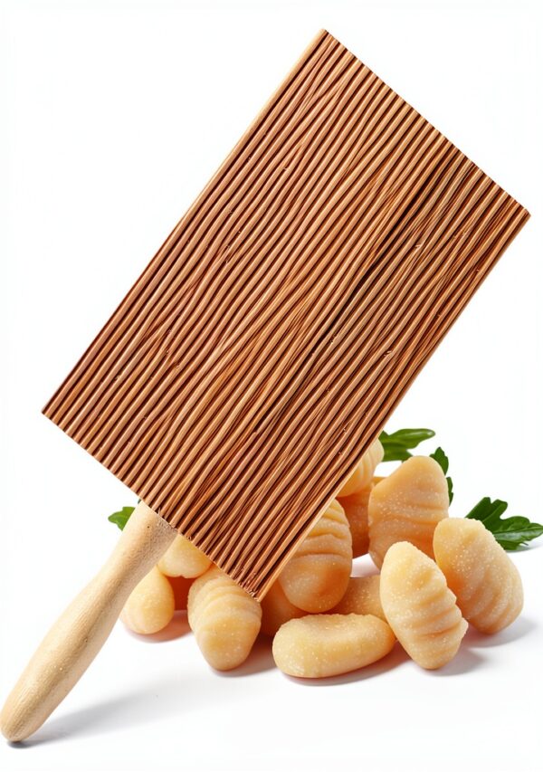 Gnocchi Board DEMITUMON Wooden Pasta Shaper Beech Wood 8.6x3.35in-0