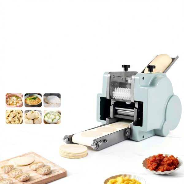 Dumpling Skin Maker RTUSUML Electric Wrapper Machine 140W Stainless-1