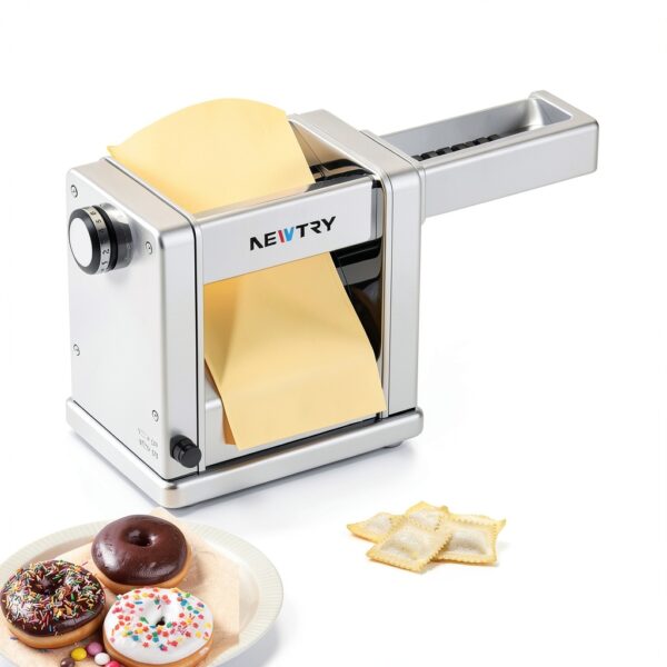 Electric Pasta Maker NEWTRY Family 3-Blade Stainless Steel 110V-2