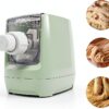 Electric Pasta Maker Mejuv 110V with 13 Mold Set Green-6