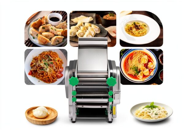 Electric Pasta Maker Newhai 2 in 1 750W Stainless Steel 32x36x30cm-6