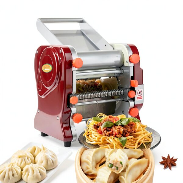 Electric Pasta Maker Newhai 2 in 1 550W Stainless Steel Dual Blade-5