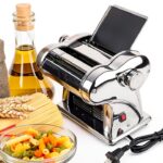 Electric Pasta Machine LOYALHEARTDY 110V Automatic Maker Silver-0