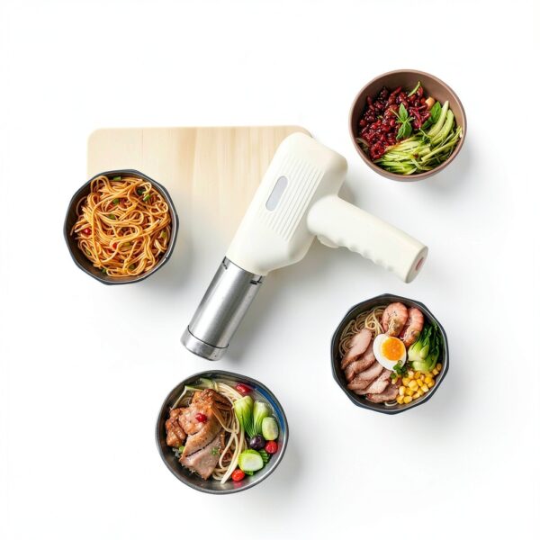 Handheld Electric Pasta Maker FEIKIT 5-in-1 Cordless Noodle Maker-3