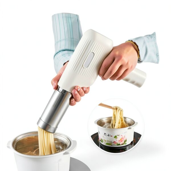 Handheld Electric Pasta Maker FEIKIT 5-in-1 Cordless Noodle Maker-2