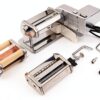 Shule Electric Pasta Maker with Motor Automatic Pasta Machine, Silver-2