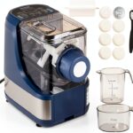 Electric Pasta Maker VEVOR 150W Automatic 8-Shape Machine - Blue-0