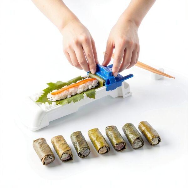 Lumpia Roller Machine Wakaxu Blue Plastic Spring Roll Maker-3