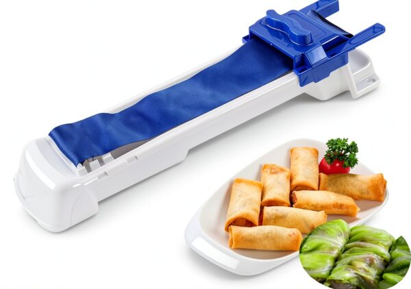 Lumpia Roller Machine Wakaxu Blue Plastic Spring Roll Maker-0
