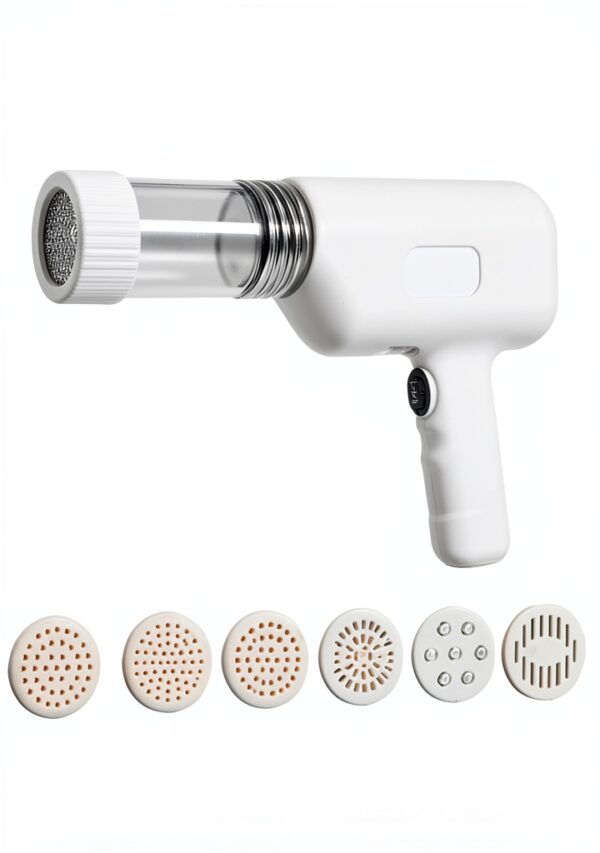 Handheld Electric Noodle Machine, Portable Italian Noodle Making Machine With Mold And Cutting Tools, 6-In-1 Cordless Noodle Machine, Automatic Dough Pressing Machine With Cleaning Brush - White-8