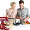 Pasta Maker Attachment for KitchenAid Stand Mixers, 3-in-1 Stainless Steel Pasta Roller & Cutter Set with Spaghetti and Fettuccine Blades, Includes 1 Metal Knob Screw Replacement-3