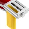 Pasta Maker Attachment for KitchenAid Stand Mixers 3 in 1 Set Includes Pasta Roller Spaghetti Cutter & Fettuccine Cutter, Pasta Attachment for KitchenAid By Jovan Home-0