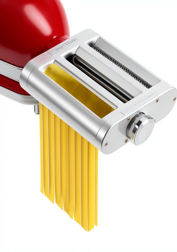Pasta Maker Attachment for KitchenAid Stand Mixers 3 in 1 Set Includes Pasta Roller Spaghetti Cutter & Fettuccine Cutter, Pasta Attachment for KitchenAid By Jovan Home-0