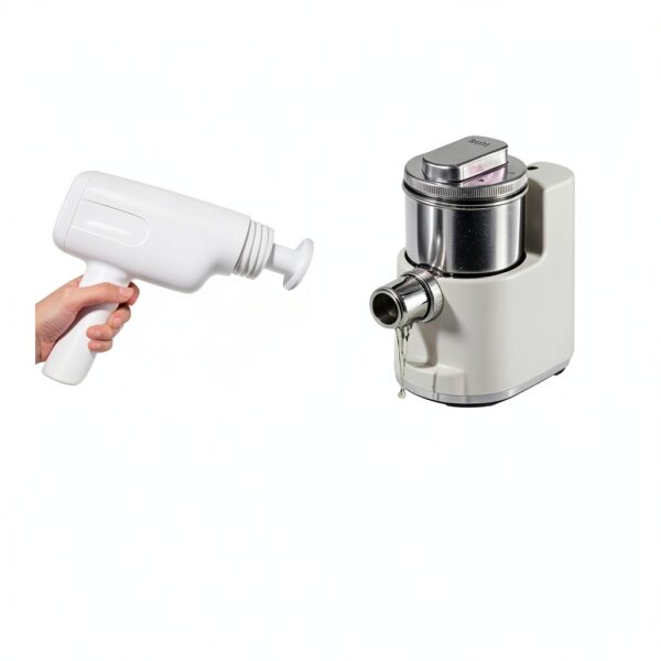 Handheld Electric Pasta Maker Rushbom 6 Mold Noodle Maker White-4