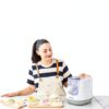 CGOLDENWALL Automatic Pasta Maker Machine Electric, Digital Control with 12 Shape Discs for Homemade Noodles, Spaghetti, Fettucine and Penne, Up to 650g Flour, White, 260w (110V, US Plug)-2