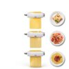 Pasta Maker Attachment for Kitchenaid/ Cuisinart Mixers, Noodle Maker 3 in 1 Set of Pasta Roller Fettuccine Cutter Spaghetti Cutter and Cleaning Brush, Electric Pasta Makers White-1