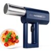 Narcissus Electric Pasta Maker, 3 in 1 Handheld Pasta Maker Machine, 4000mAh Larger Battery, Cordless for Portable Design, Automatic Dough Press, Blue, Include a Cleaning Brush-0
