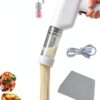 Handheld Electric Noodle Machine, Portable Italian Noodle Making Machine With Mold And Cutting Tools, 6-In-1 Cordless Noodle Machine, Automatic Dough Pressing Machine With Cleaning Brush - White-0