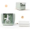 Electric Pasta Maker HAPPCUCOE 260W Automatic with 13 Green Shapes-4