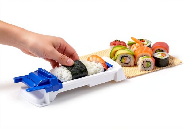 Lumpia Roller Machine Wakaxu Blue Plastic Spring Roll Maker-2