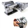 Shule Electric Pasta Maker with Motor Automatic Pasta Machine, Silver-1