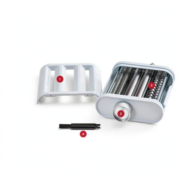 KitchenAid 3 in 1 Pasta Attachment for Stand Mixer White Metal-1