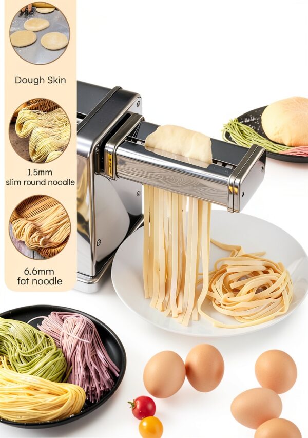 Electric Pasta Maker FOHERE MMD150-II 7-Level Stainless Steel-1
