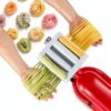 Pasta Maker Attachment for KitchenAid Stand Mixers 3 in 1 Set Includes Pasta Roller Spaghetti Cutter & Fettuccine Cutter, Pasta Attachment for KitchenAid By Jovan Home-4