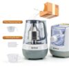 CGOLDENWALL Automatic Pasta Maker Machine Electric, Digital Control with 12 Shape Discs for Homemade Noodles, Spaghetti, Fettucine and Penne, Up to 650g Flour, White, 260w (110V, US Plug)-1