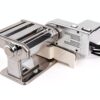 Shule Electric Pasta Maker Machine with Motor Set Stainless Steel Pasta Roller Machine Silver-3