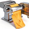 Shule Electric Pasta Maker with Motor Automatic Pasta Machine, Silver-6