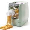 Electric Pasta Maker HAPPCUCOE 260W Automatic with 13 Green Shapes-0
