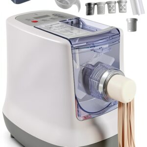Electric Noodle Machine, 260w Household Fully Automatic, 13 Types Of Noodle Molds, 500g Flour Capacity Italian Noodle Machine-0