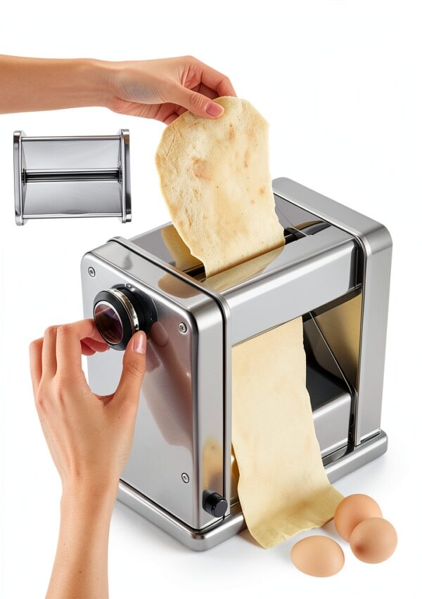 Electric Pasta Maker FOHERE MMD150-II 7-Level Stainless Steel-2