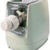 Electric Pasta Maker HAPPCUCOE 260W Automatic with 13 Green Shapes-8