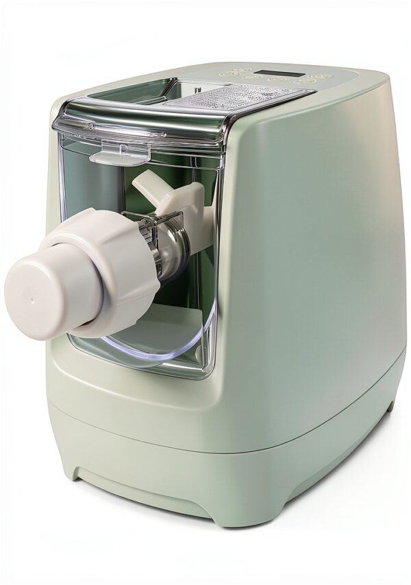 Electric Pasta Maker HAPPCUCOE 260W Automatic with 13 Green Shapes-8